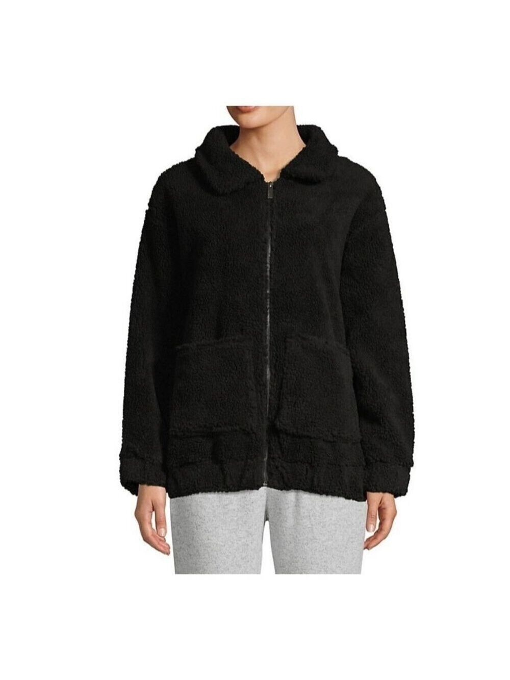 Marc New York Performance Grizzly Bear Faux Fur Collared Coat X-large Bl…